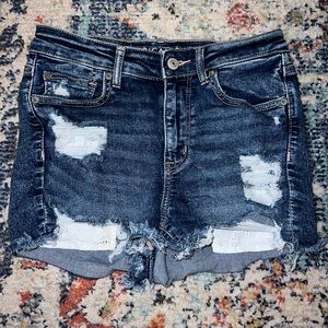 American eagle blue jean shorts